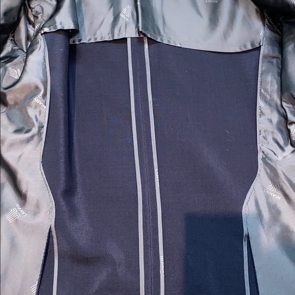 Men’s Lanvin Paris suit blazer jacket dbl breasted - Picture 11 of 16